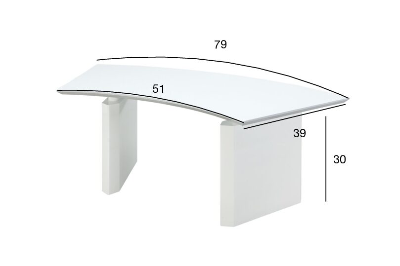 BALI WHITE DESK - Image 10