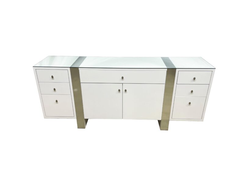 NERO White Credenza - Image 2