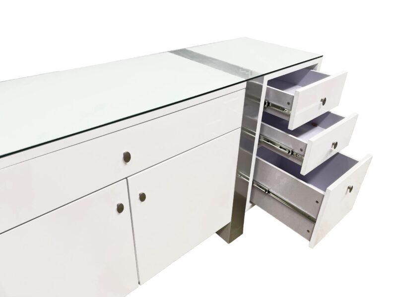 NERO White Credenza - Image 5