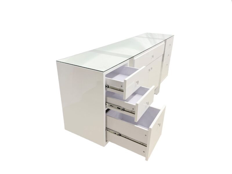 NERO White Credenza - Image 6