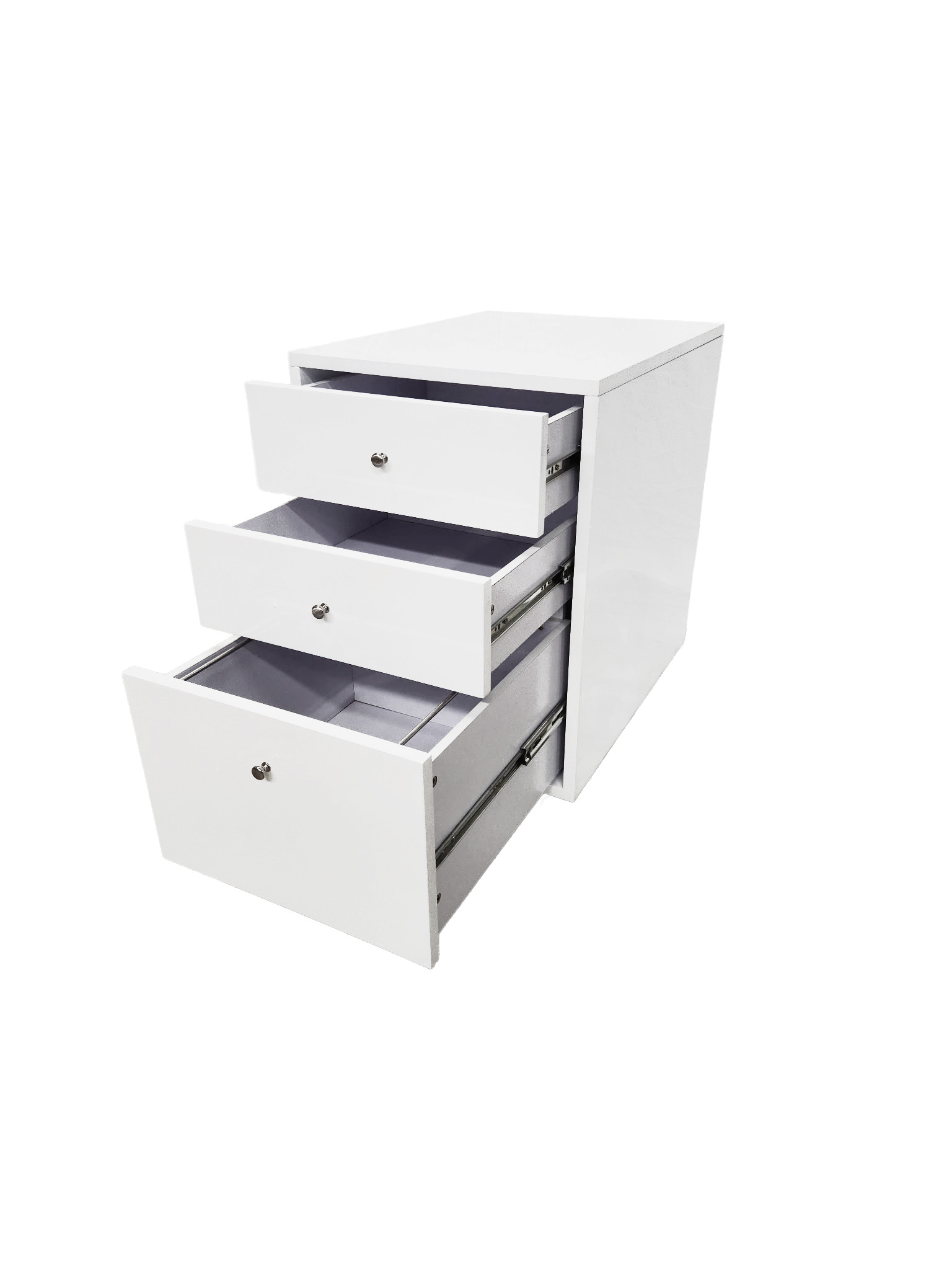 BALI White Filing Cabinet - Image 2