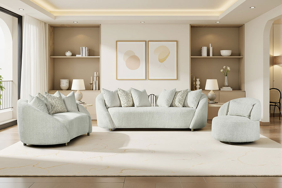 Agave Sofa – Sculpted Tranquility, Everyday Luxury