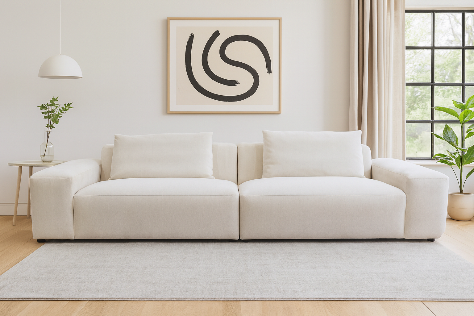 MARBELLA Cream Sofa
