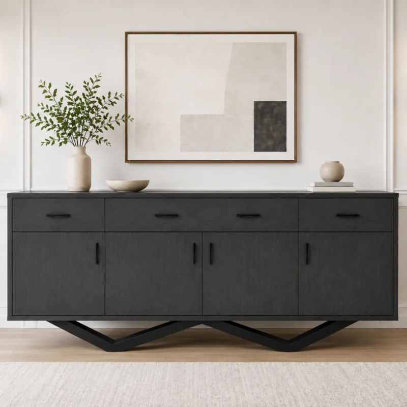 Windsor Gray Oak Matte Buffet